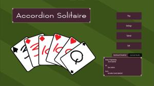 Accordion Solitaire - Developer Art Deck Cover