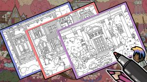 FIND ALL: Valentine's Day 💘💌🍫 - Coloring Book Cover