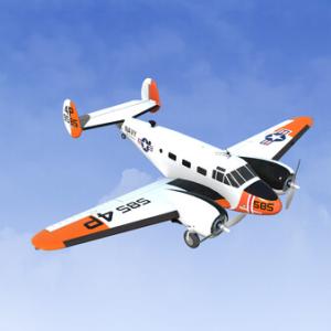RealFlight Evolution - E-flite Beechcraft RC-45J 1.5m Cover