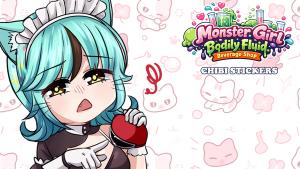 Monster Girl Bodily Fluid Beverage Shop - Chibi Stickers Cover