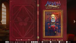 Ariana and the Elder Codex Digital Art Book Cover