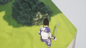 SurrounDead Poly ‌Japan Sakura Curved Sword Cover