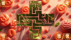Sweetie Candy Maze: Coral Peach Cover