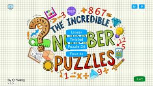 The Incredible Number Puzzles Cover