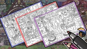 HIDDEN CATS 10: Valentine's Day 😻🐾💖 - Coloring Book Cover