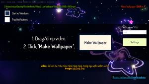 Video 2 Live Wallpaper - Star Rain (Video Wallpaper) Cover