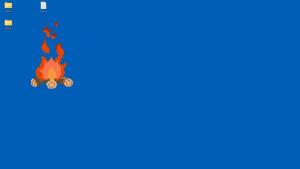 Pixel Bonfire (Desktop Mascot) Cover