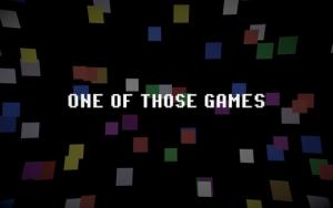 One of Those Games Cover