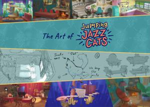 Jumping Jazz Cats - Artbook Cover