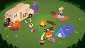 Fire at Campsite Cover