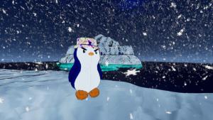 Frostbite Frenzy - Flower Hat Cover
