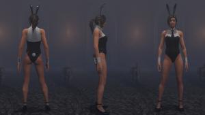 Evil Awaits - Bunny Costume Cover