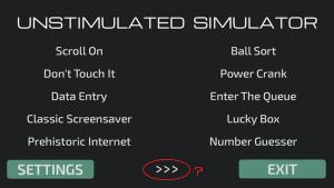 Unstimulated Simulator Cover