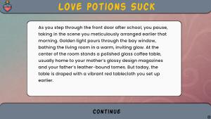 Love Potions Suck: A Text Romance Cover