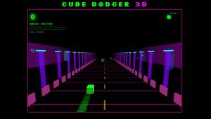 Cube Dodger 3D – Pink Neon Road Cover
