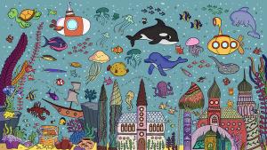 100 Sea Cats - Artbook Cover
