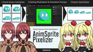 AnimSprite Pixelizer - Convert Hand-drawn Animations to Pixel Art Cover