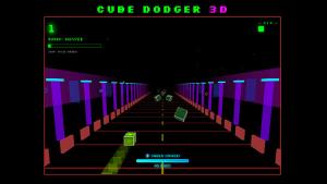 Cube Dodger 3D – Toxic Green Ship Cover