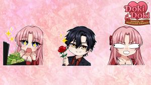 Doki Doki: School of Muscular Finance - Chibistickers Cover