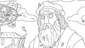 100 Cats Lost in Italy Find & Color Cover