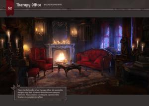 Vampire Therapist - Digital Art Book Cover