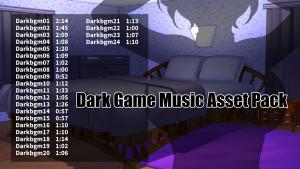 Pixel Game Maker MV - Dark Game Music Asset Pack Cover