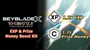 BEYBLADE X EVOBATTLE EXP & PRIZE MONEY BOOST KIT Cover